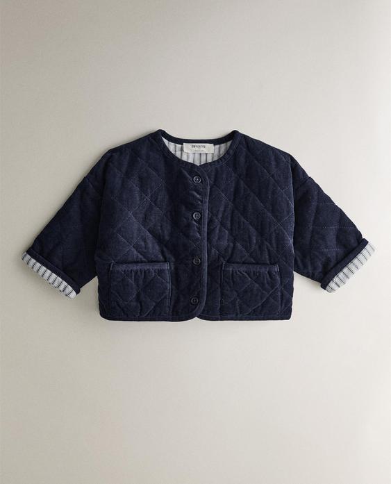 جاكيت مضلع للرضّع