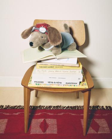 PELUCHE INFANTIL PERRO TECKEL AVIADOR