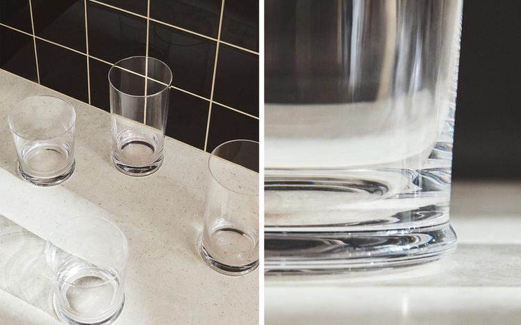 TRANSPARENT GLASSWARE SET