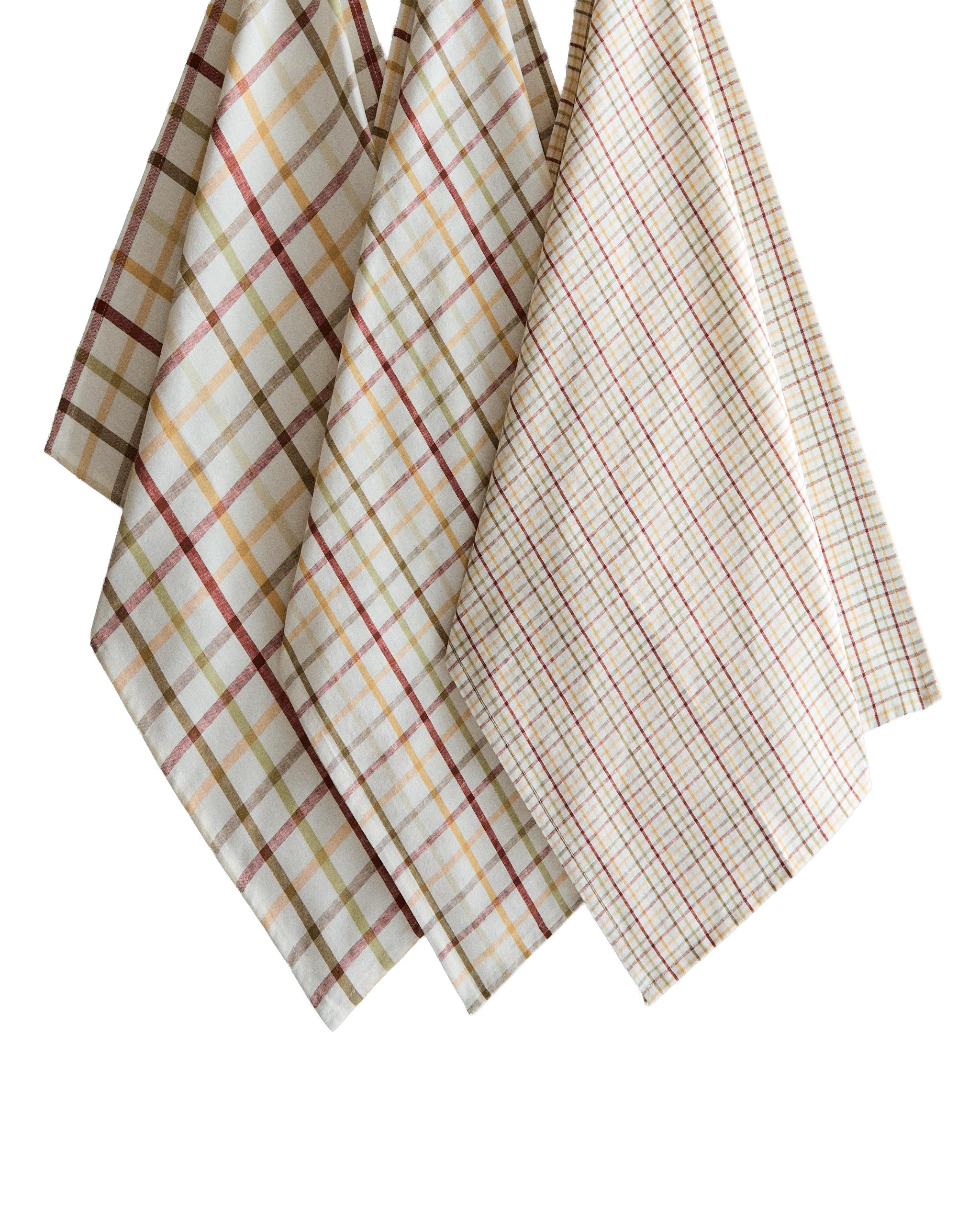SET OF DYED THREAD TEA TOWELS (SET OF 3) product thumbnail 5