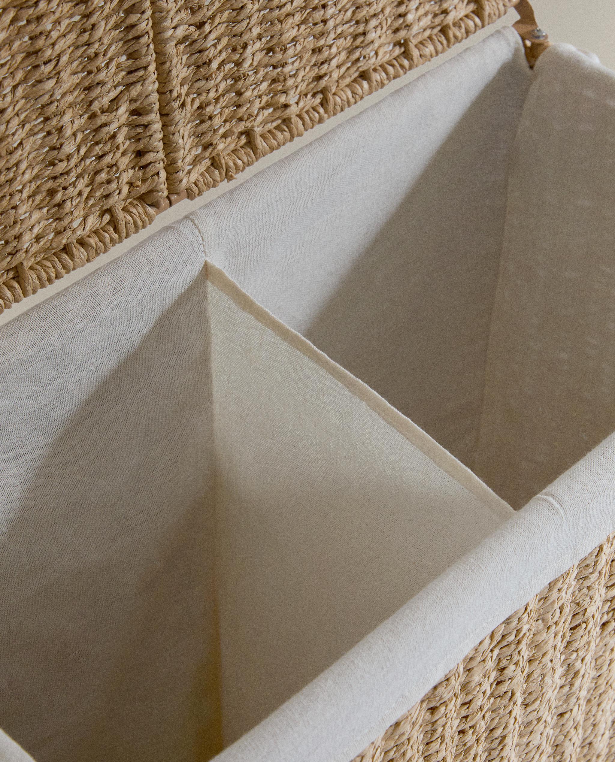 LAUNDRY BASKET WITH TWO COMPARTMENTS product thumbnail 13