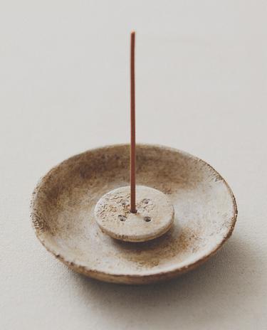 BRÛLEUR ENCENS CÉRAMIQUE SOUCOUPE