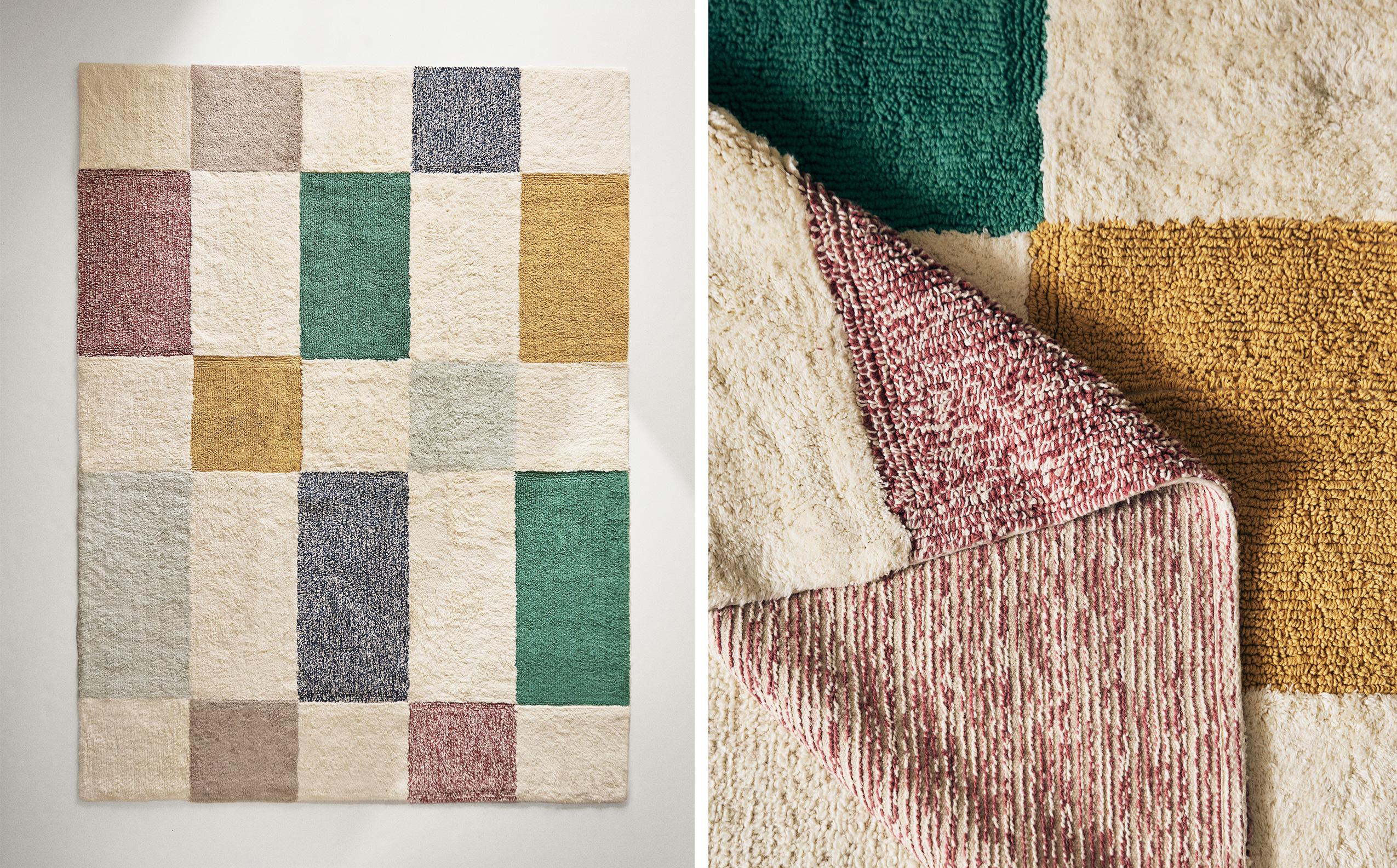 CHILDREN'S PATCHWORK COTTON RUG