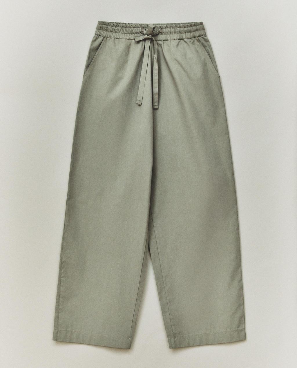 POPLIN TROUSERS