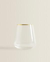 BOHEMIA CRYSTAL TUMBLER WITH GOLD RIM product thumbnail 10