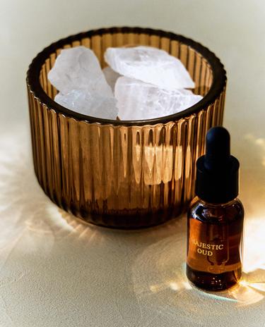 КОМПЛЕКТ КАМЪНИ И ЕТЕРИЧНО МАСЛО MAJESTIC OUD