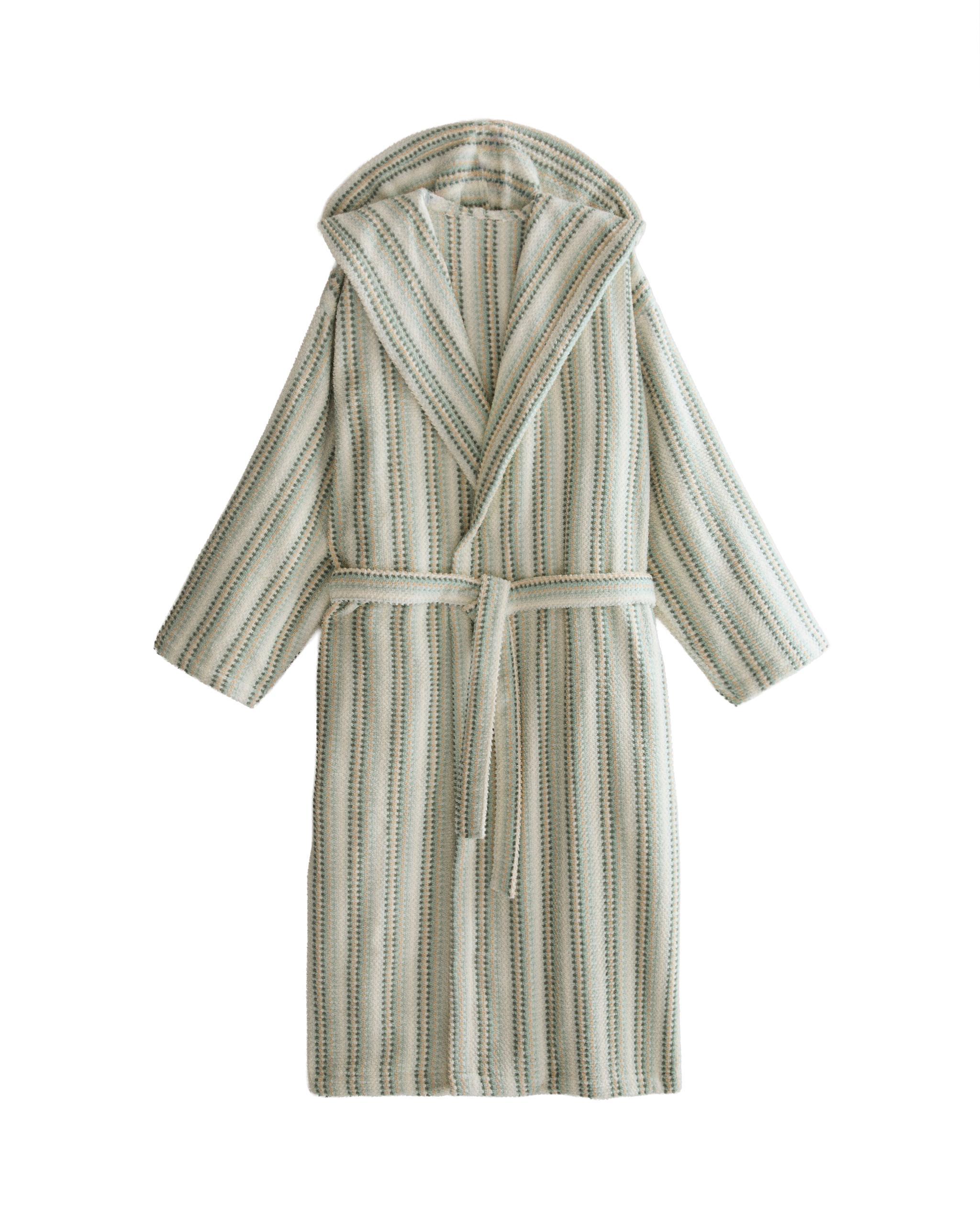 STRIPED HOODED BATHROBE product thumbnail 3