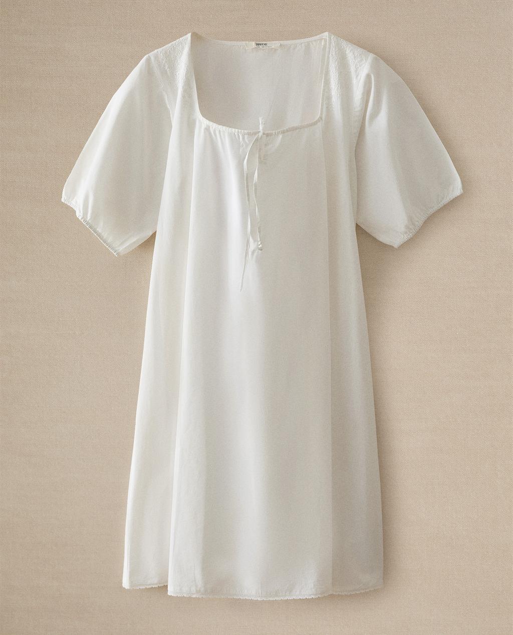 SHORT SLEEVE NIGHTDRESS