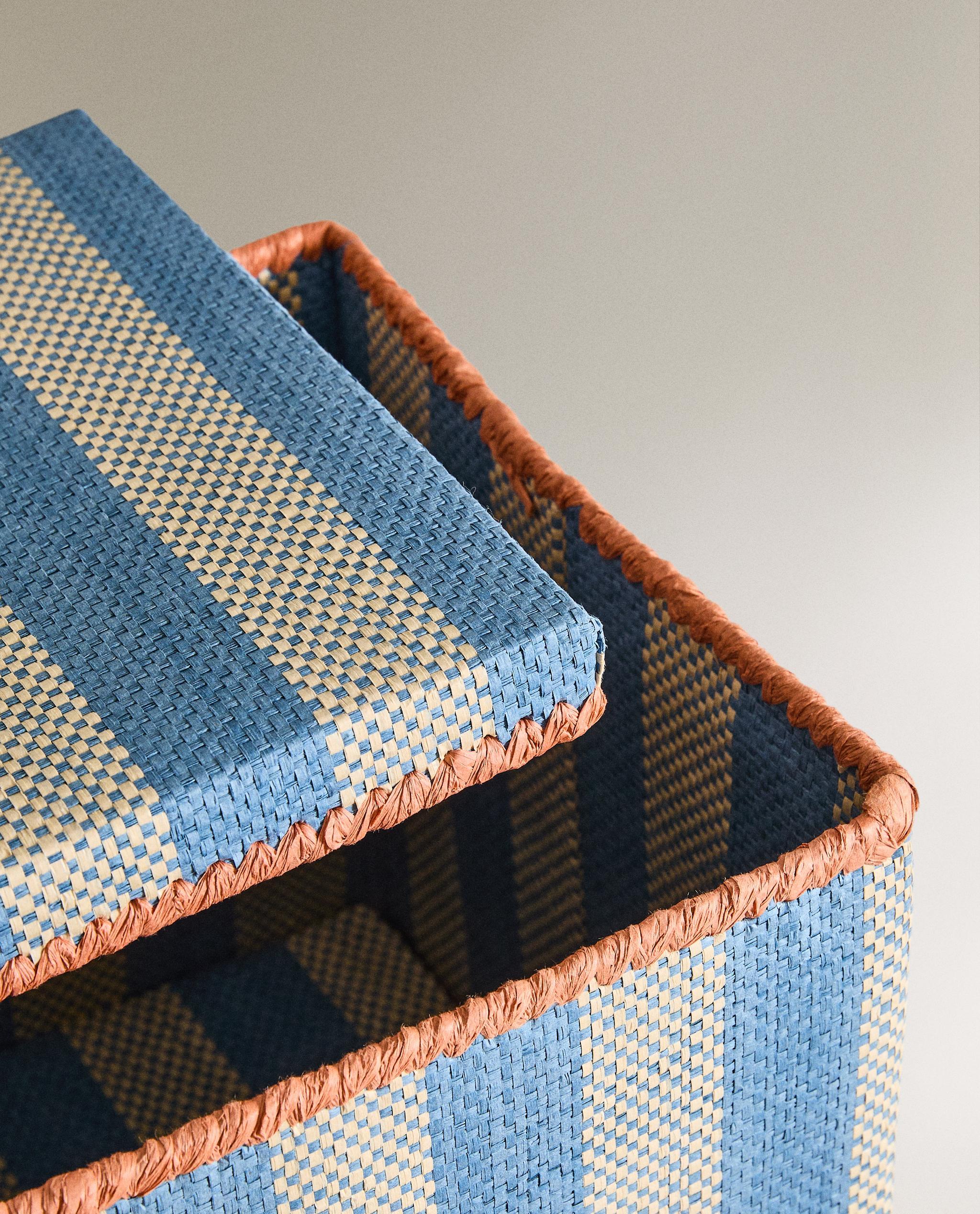 KIDS' COLLAPSIBLE STRIPED BASKET product thumbnail 6