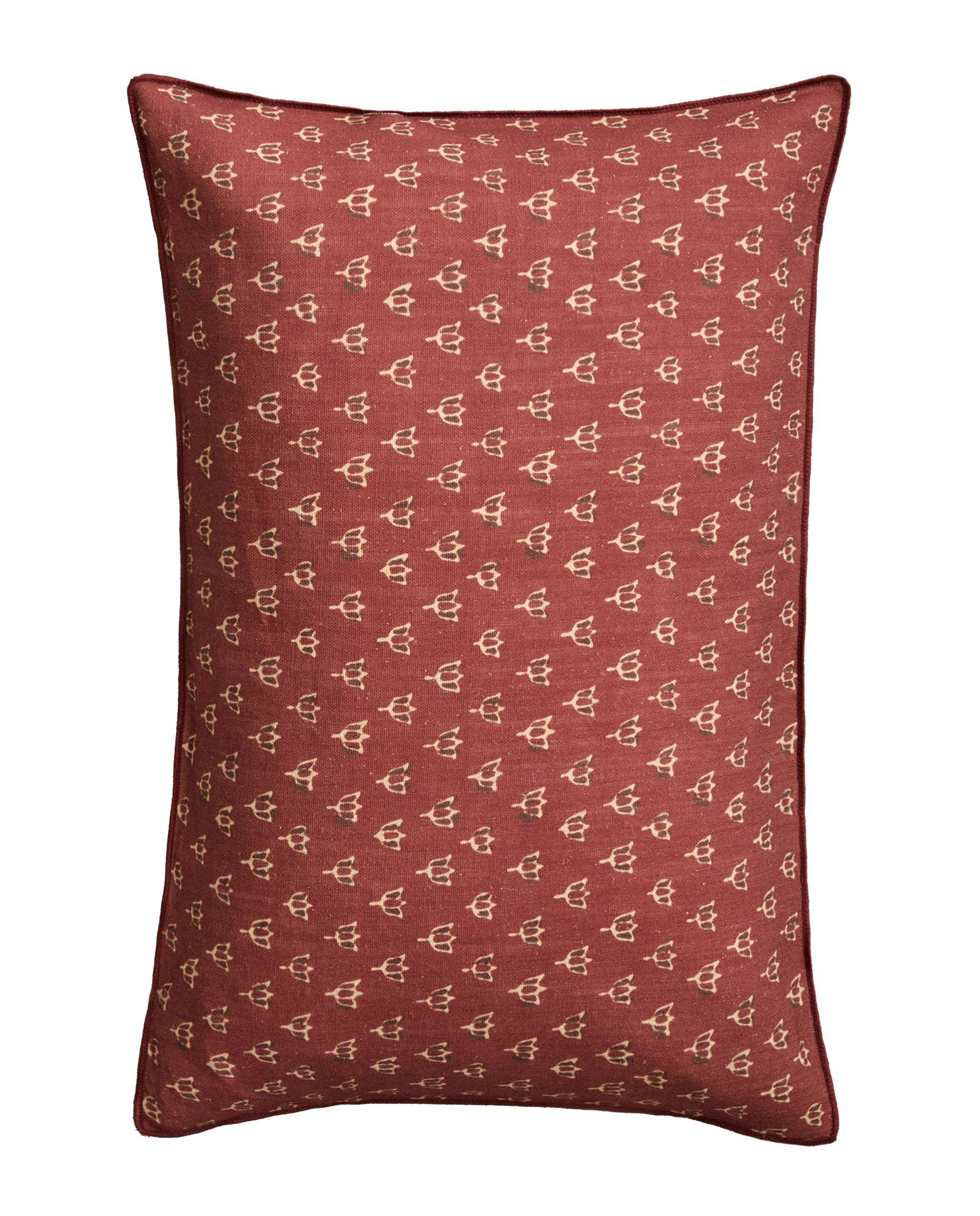 STRIPED AND FLORAL CUSHION COVER product thumbnail 5