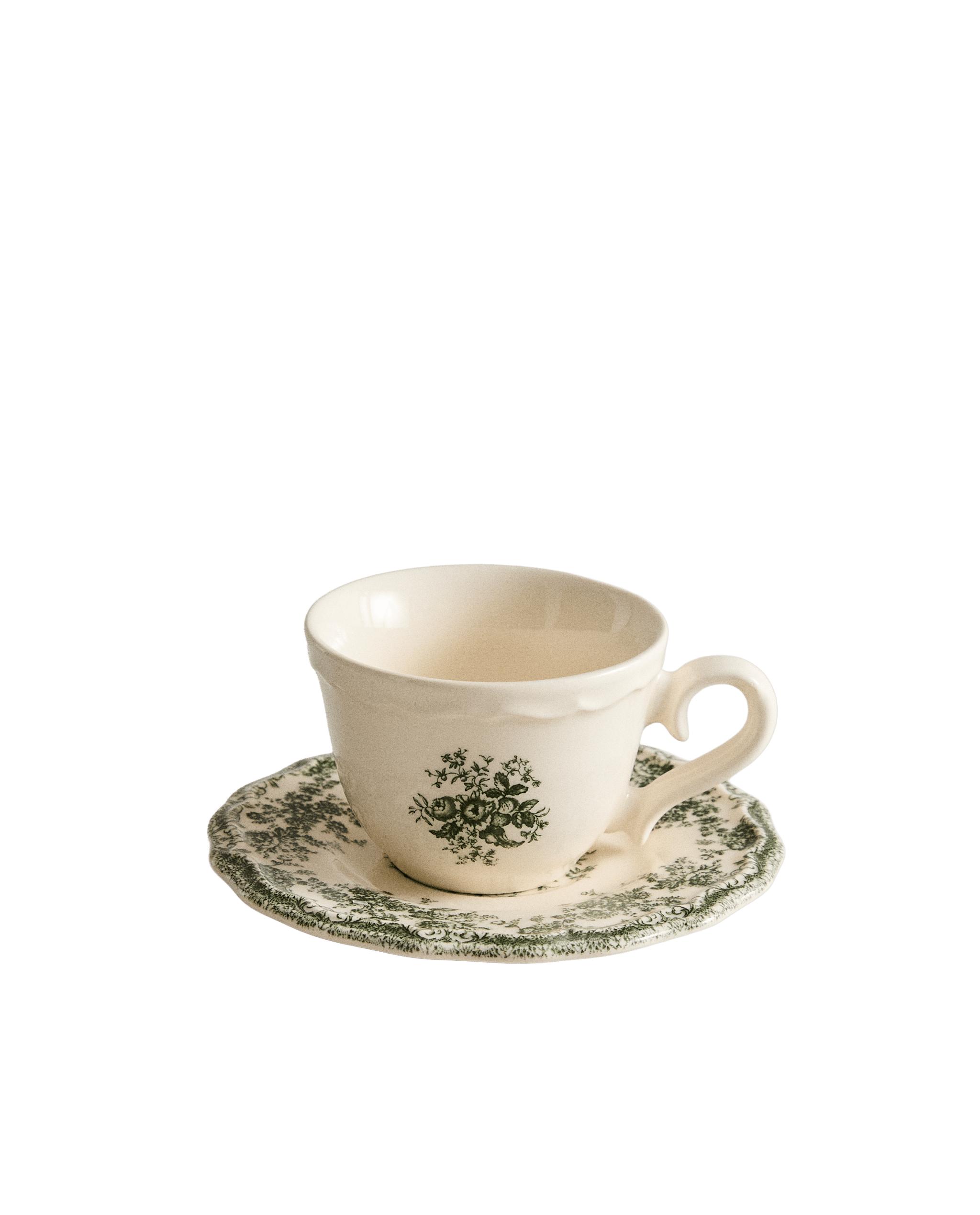 FLORAL COFFEE CUP AND SAUCER product thumbnail 5