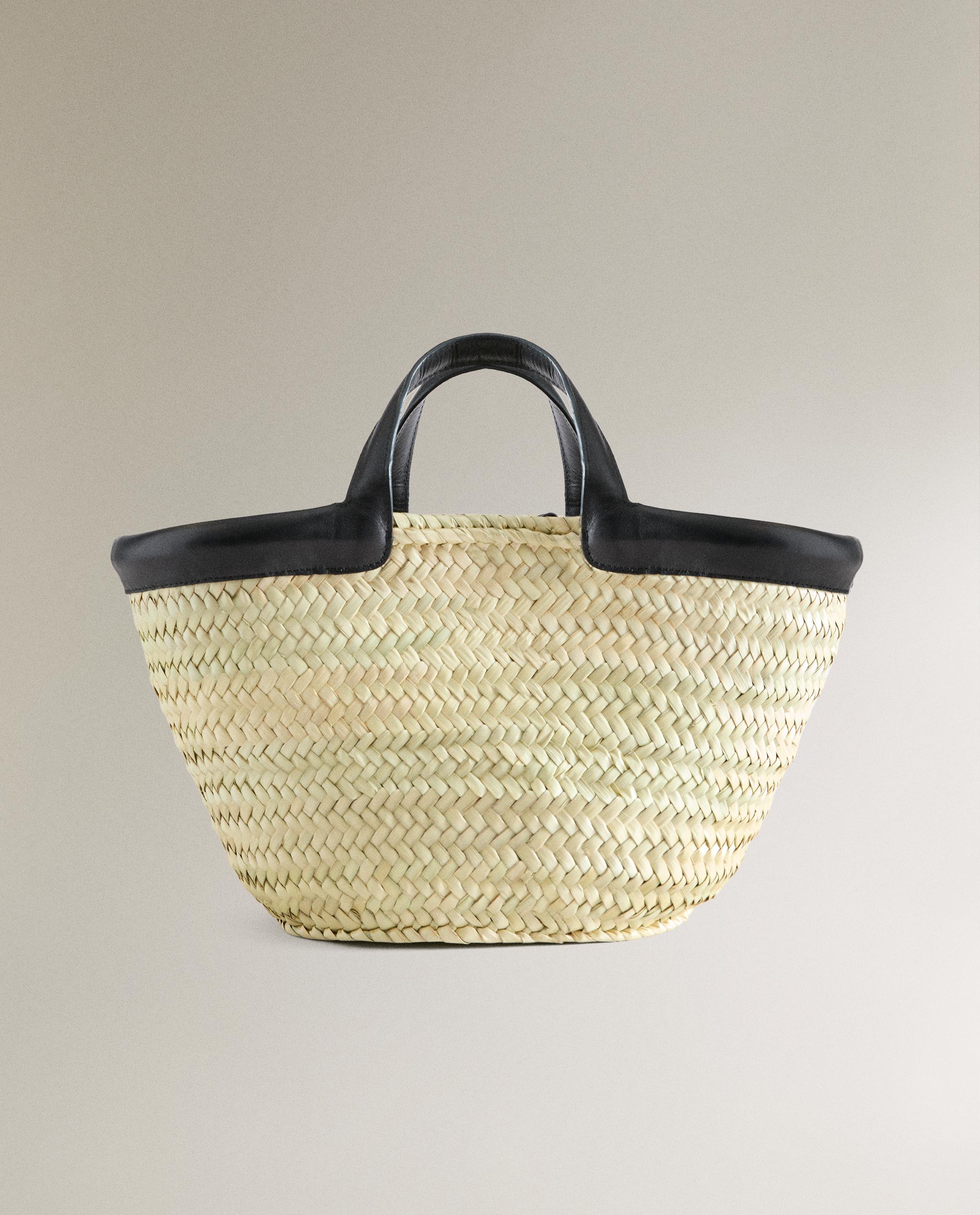 ミニレザーディテールバスケット | Zara Home 日本/Japan