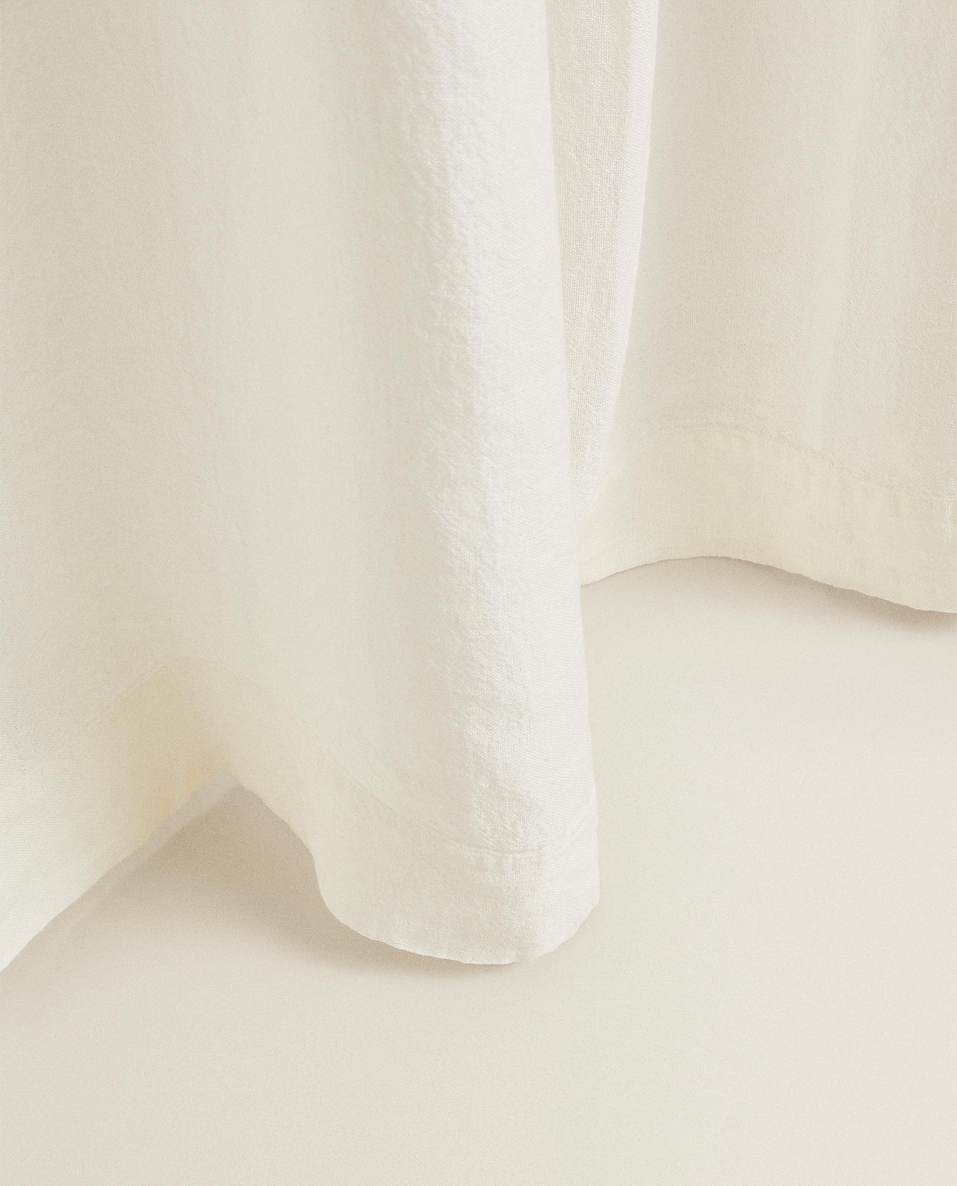 HIGH OPACITY WHITE LINEN CURTAIN product thumbnail 7