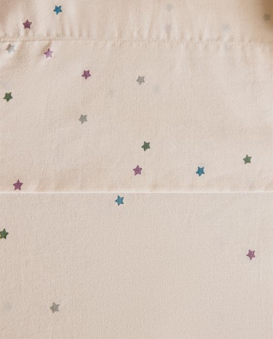 KIDS' STARS COTTON FLAT SHEET KIDS' STARS COTTON FLAT SHEET