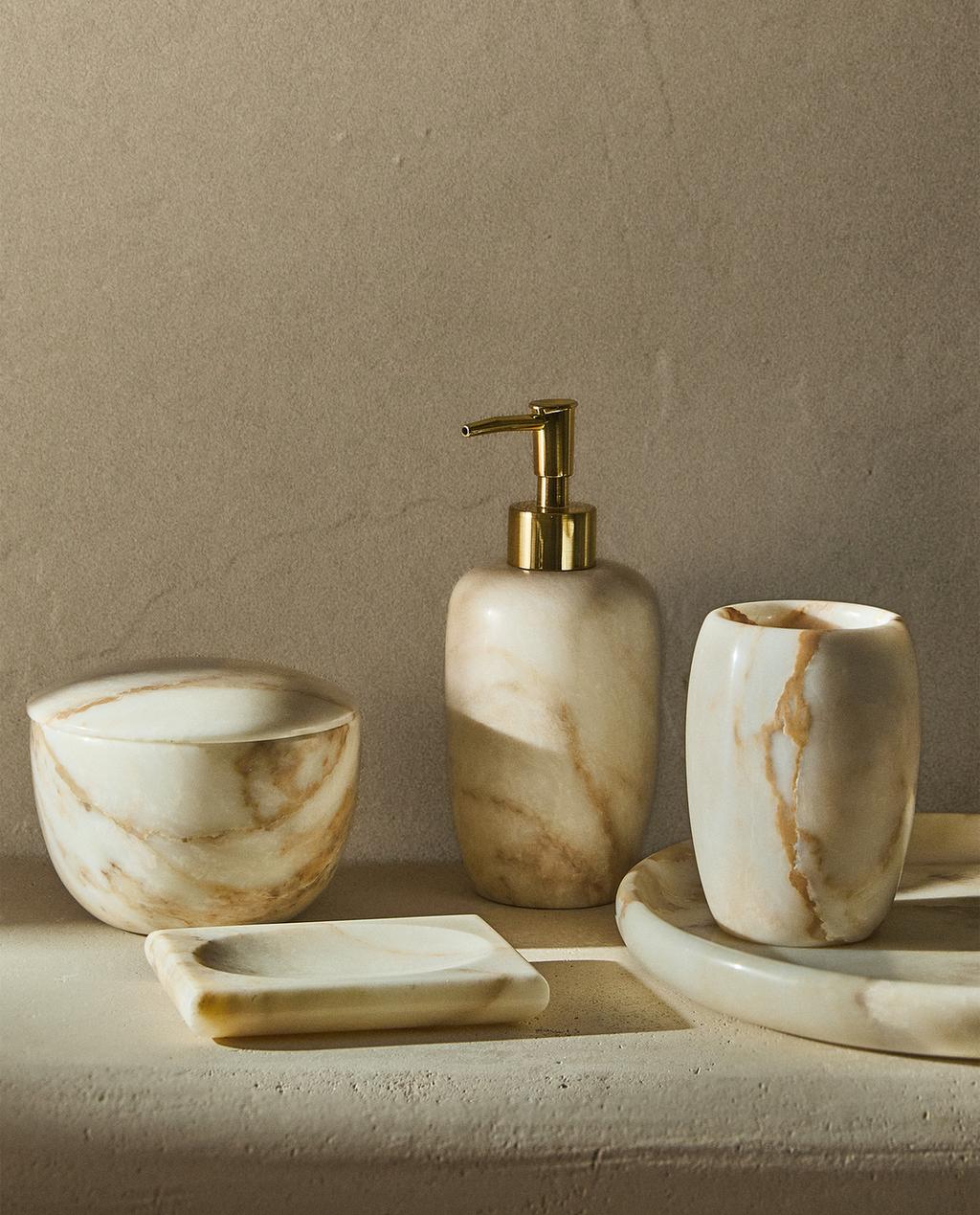 MARBLE BATHROOM SET