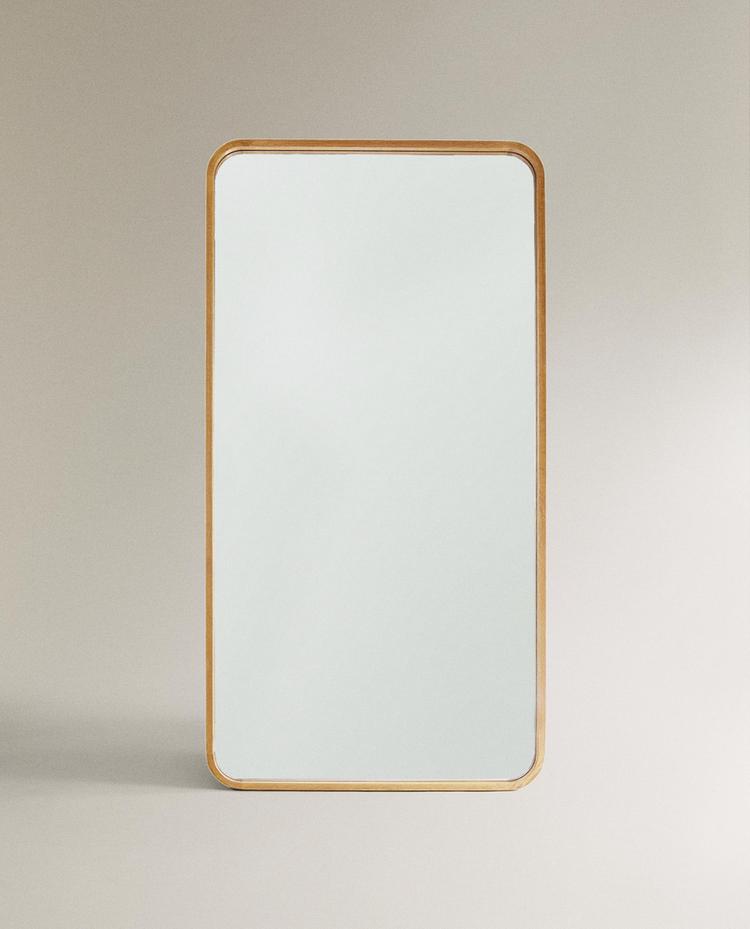 LARGE ROUND FULL LENGTH MIRROR WITH FRAME
