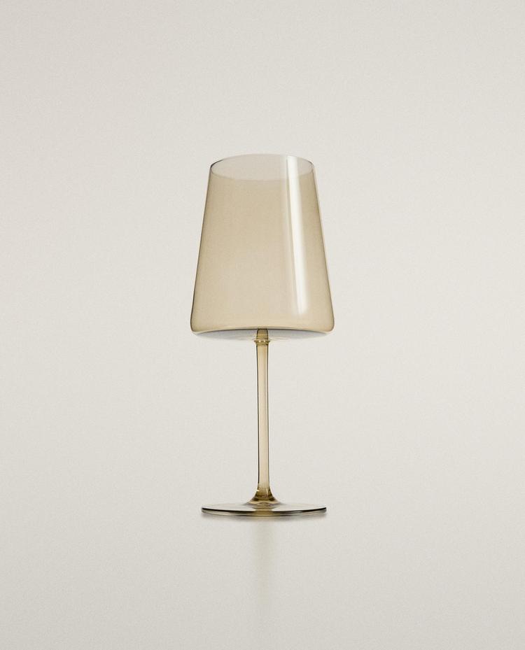 CONICAL CRYSTALLINE WINE GLASS