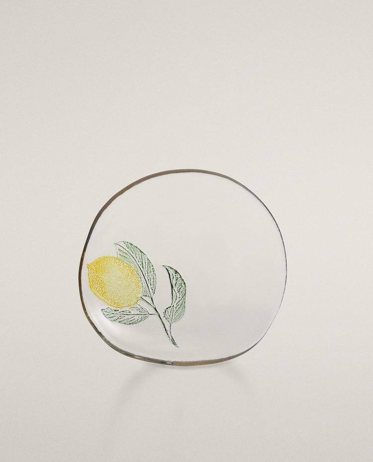 LEMON GLASS SIDE PLATE