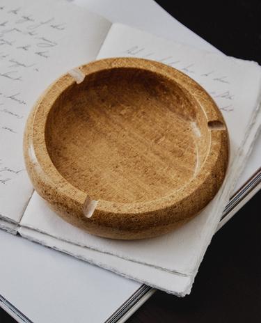 ROUND MARBLE ASHTRAY
