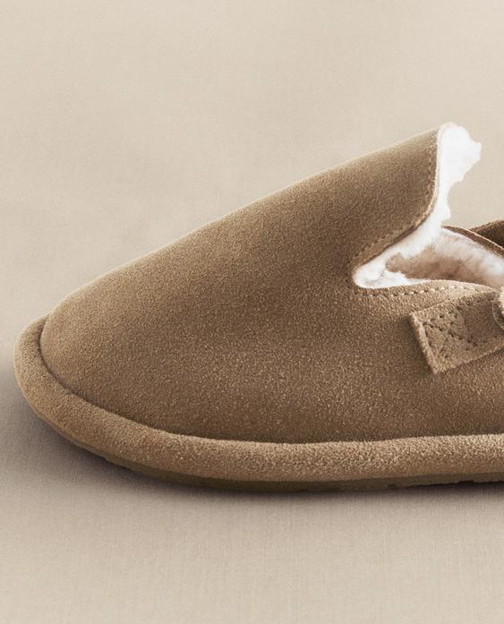SABOT CALDO PER BAMBINI IN PELLE