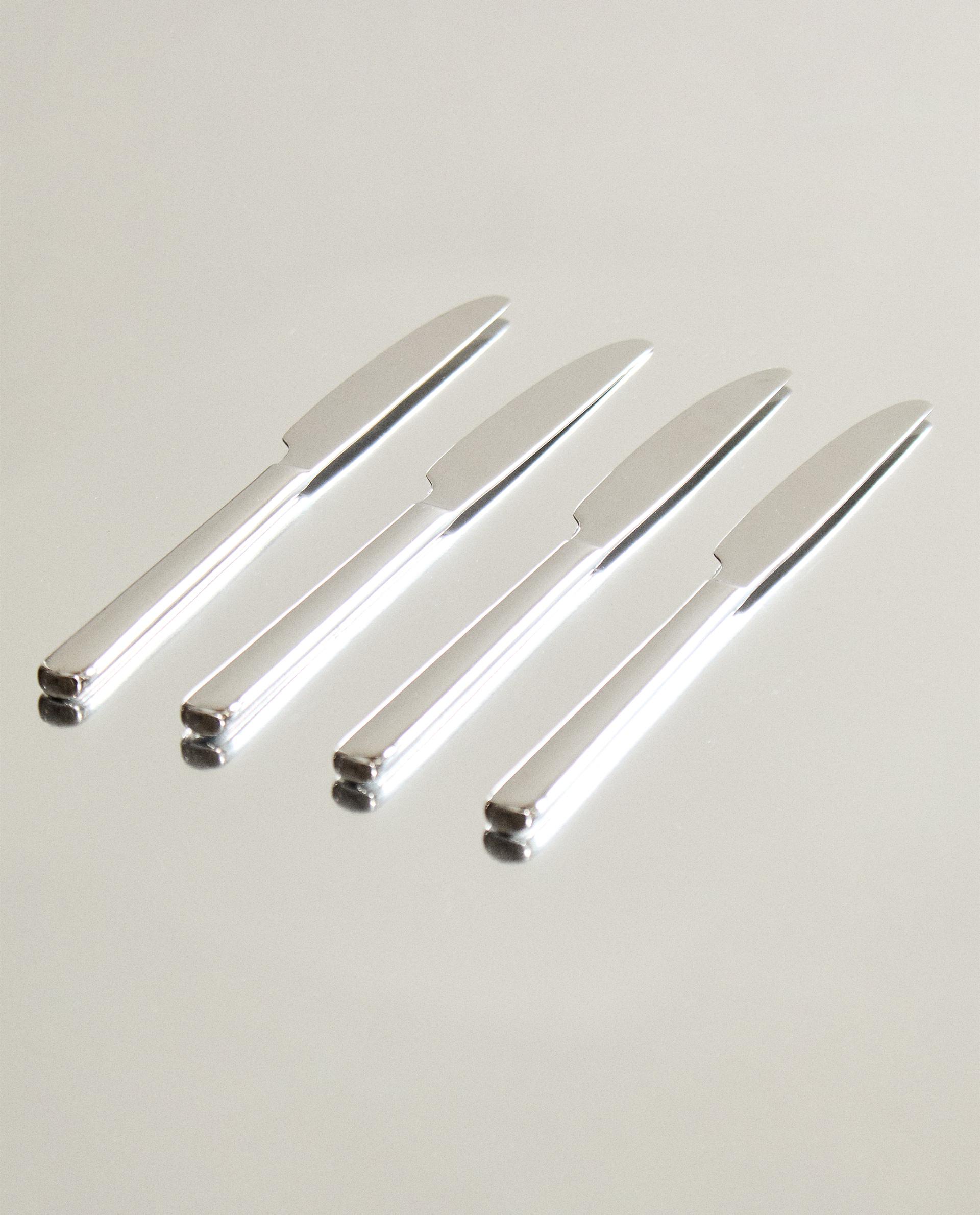PACK OF SHINY STEEL KNIVES (PACK OF 4) product thumbnail 4