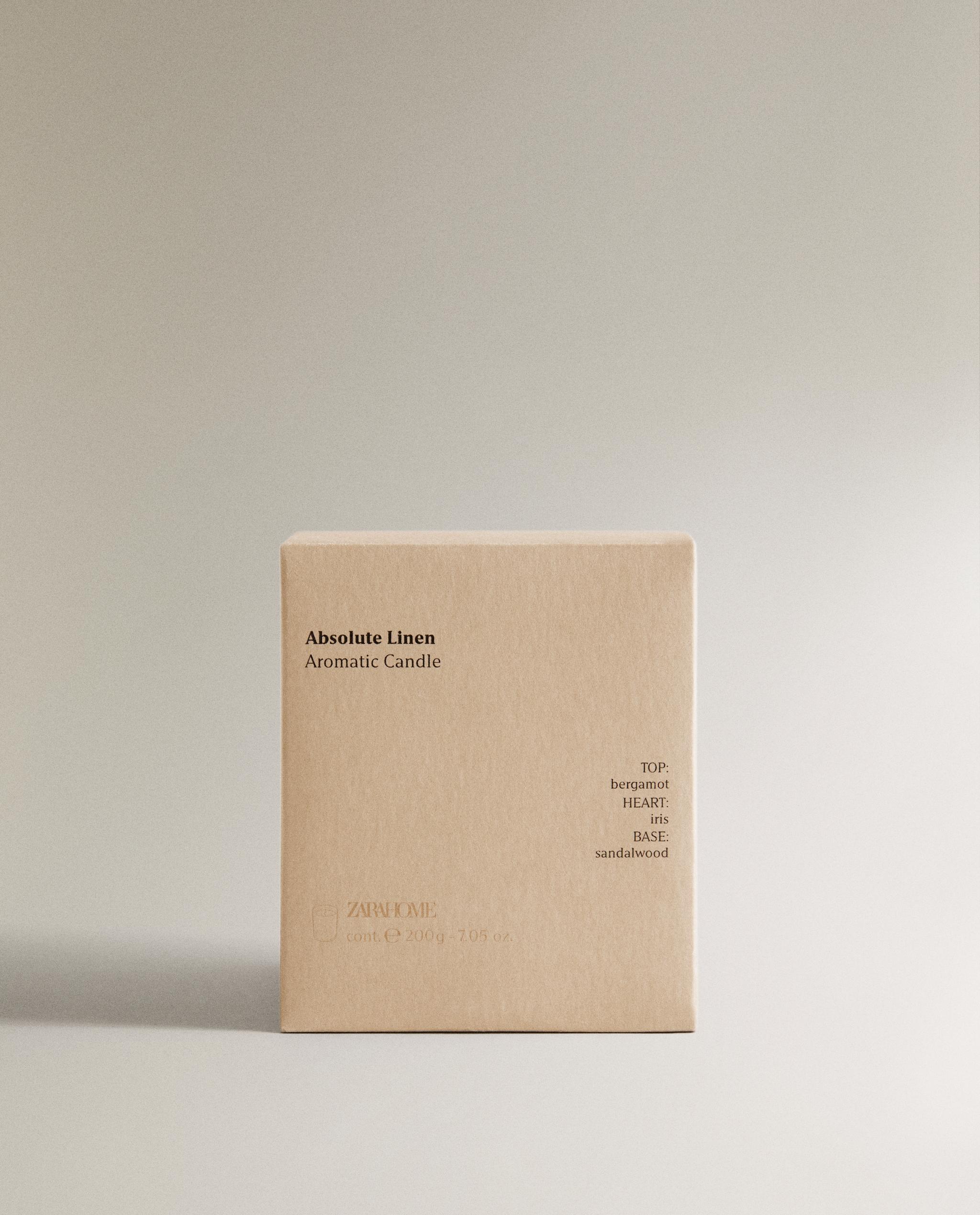 (200 G) ABSOLUTE LINEN SCENTED CANDLE product thumbnail 5
