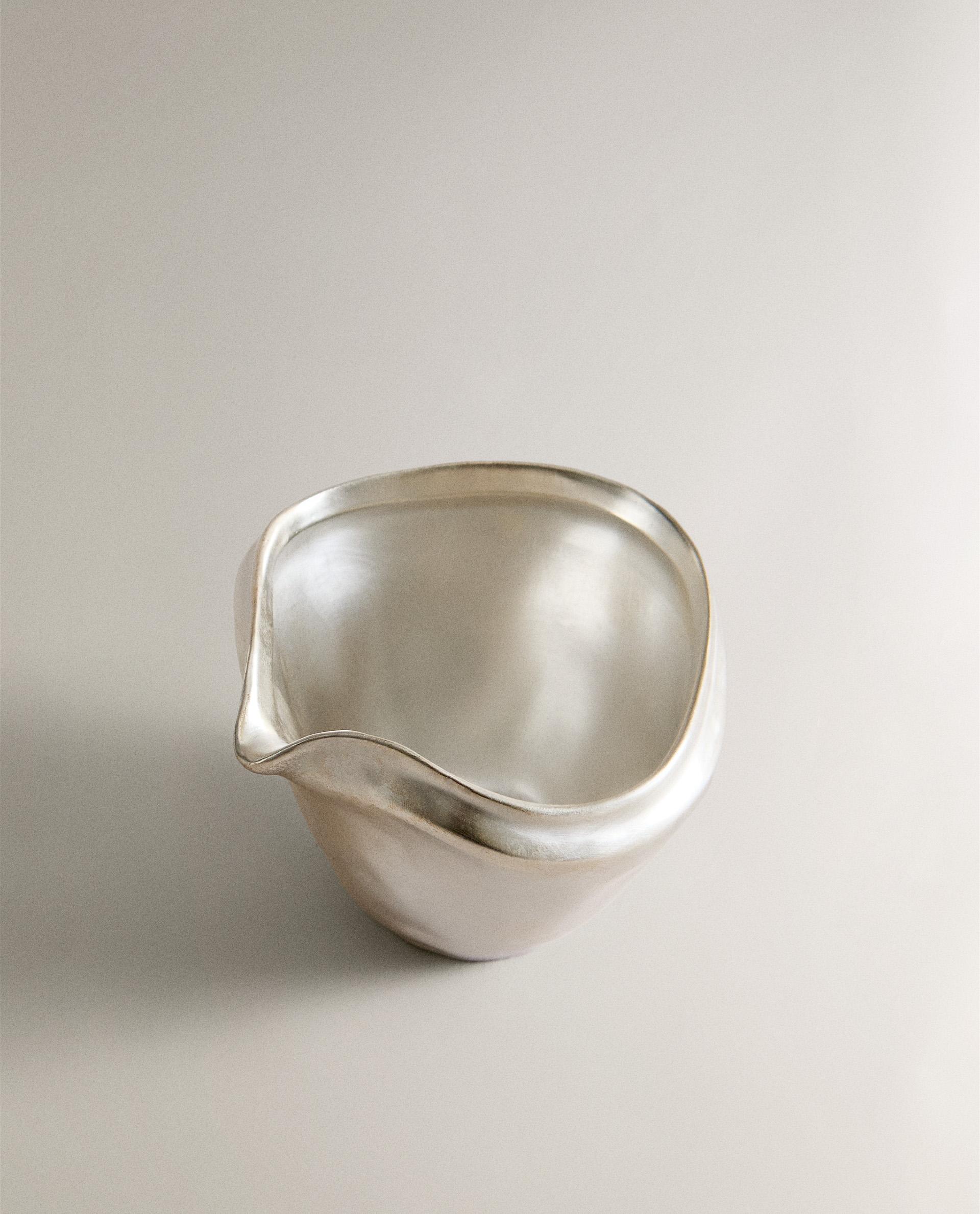 DECORATIVE CERAMIC AND SILVER BOWL | Zara Home United States