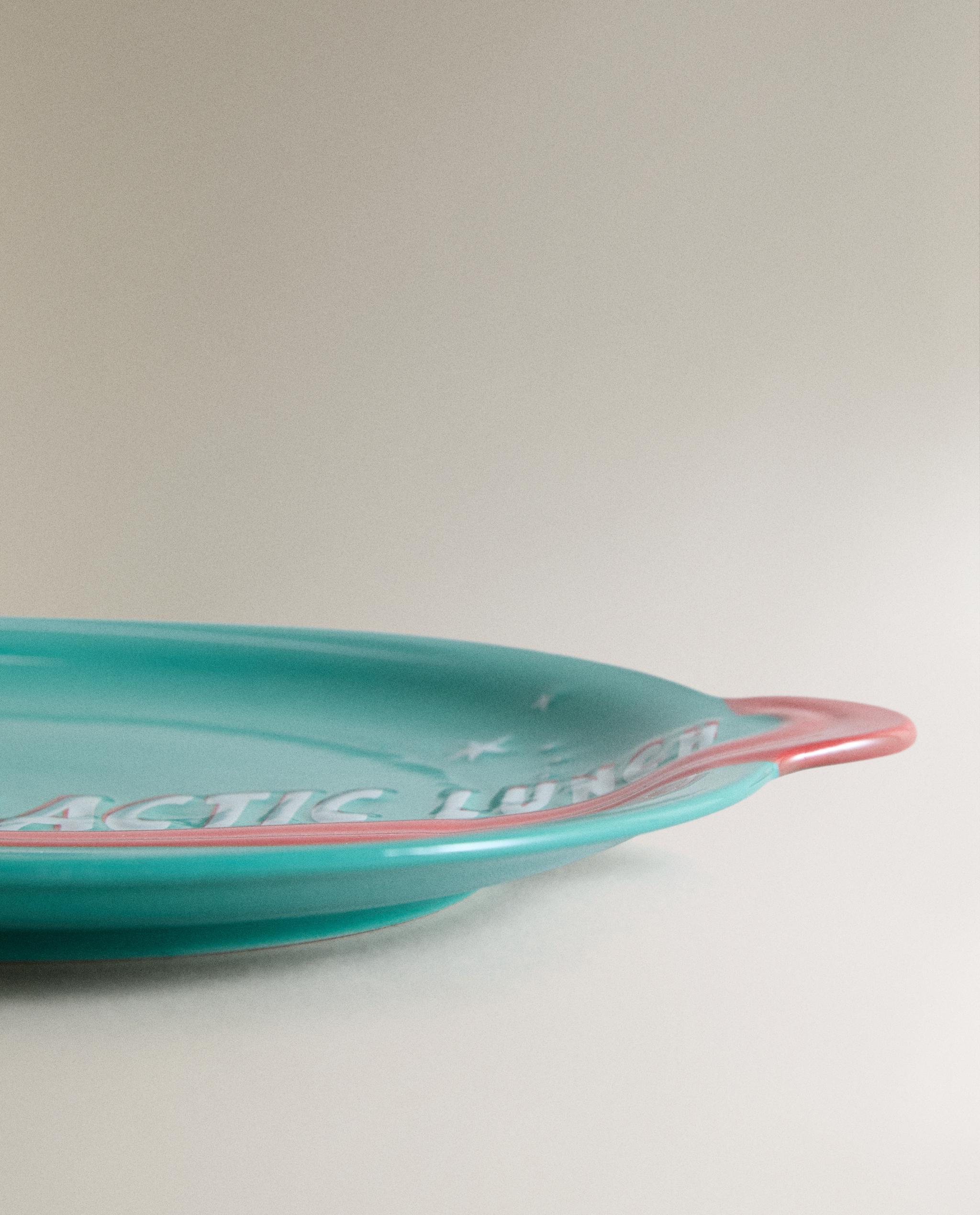 CHILDREN'S STONEWARE SPACE PLATE product thumbnail 4