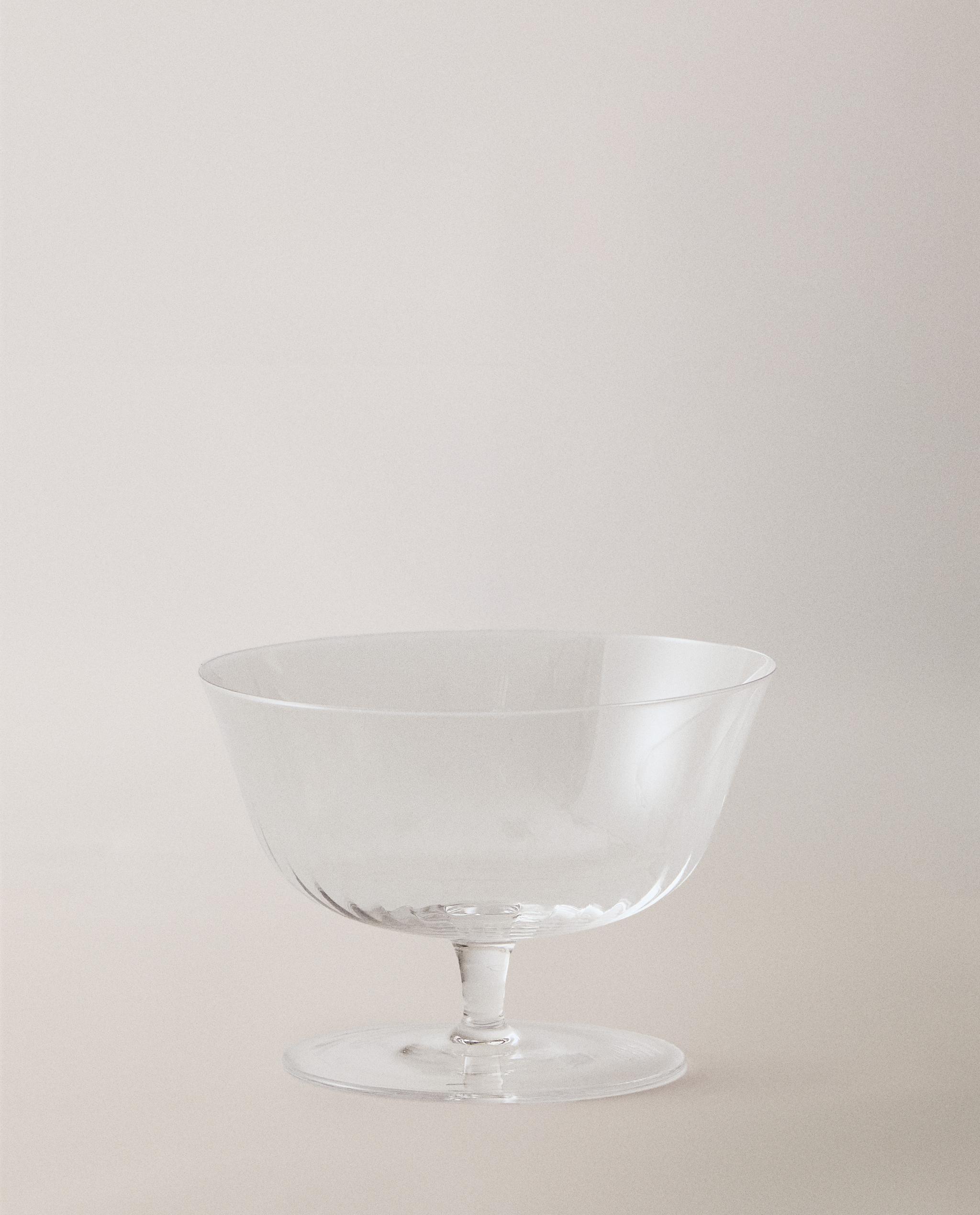 GLASS ICE-CREAM CUP WITH LINES product thumbnail 7
