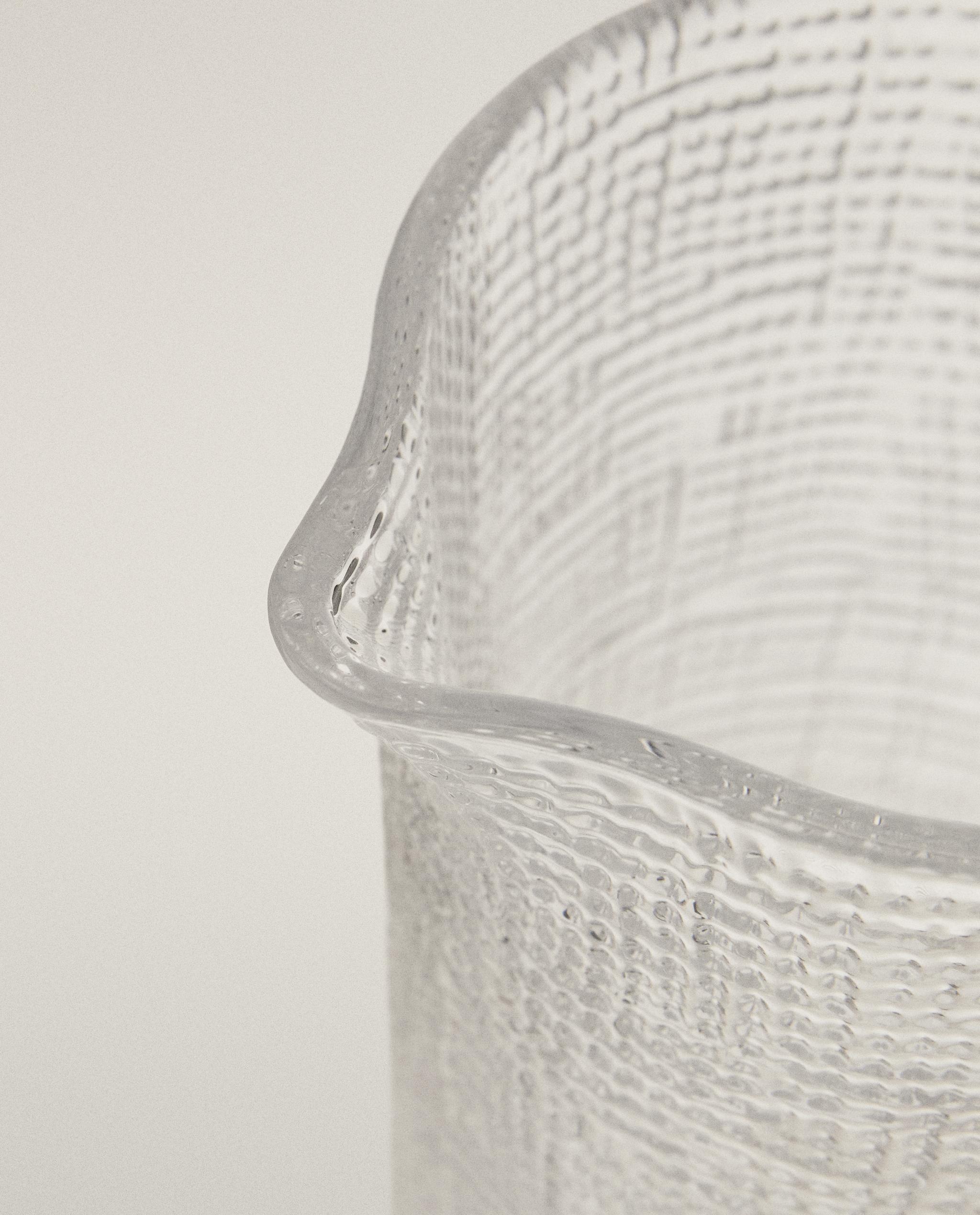 RAISED DESIGN GLASS JUG product thumbnail 2