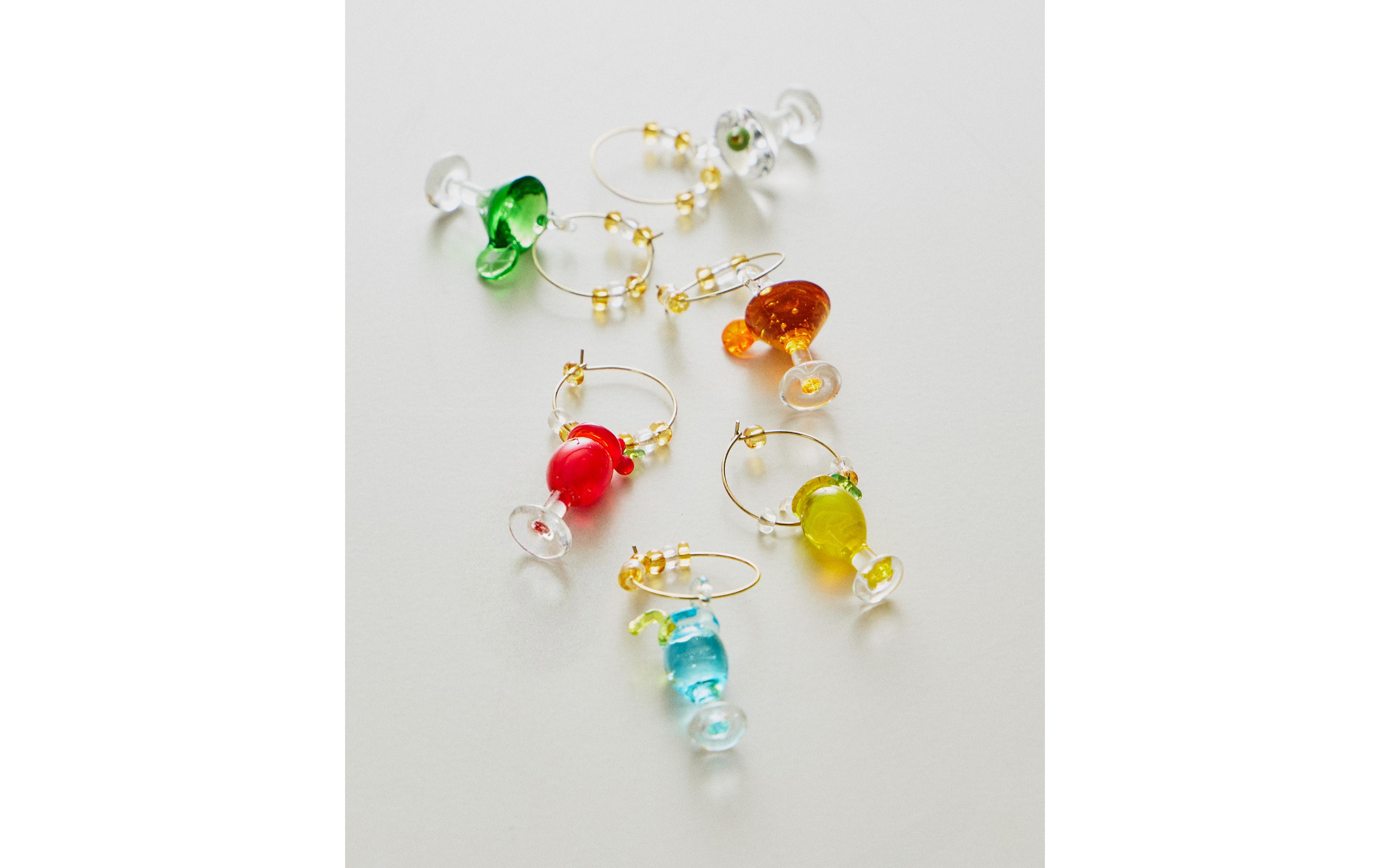 PACK OF GLASS COCKTAIL CHARMS (PACK OF 6) product thumbnail 9