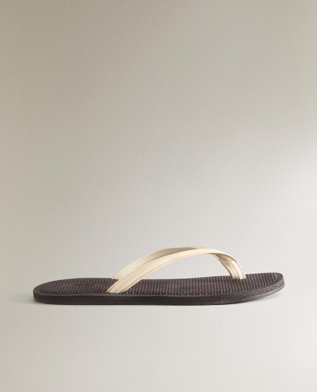 LEATHER STRAP SANDALS