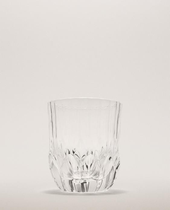 COPO DE CRISTALINO COM EFEITO LAPIDADO COPO DE CRISTALINO COM EFEITO LAPIDADO