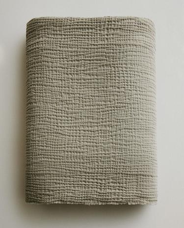 COPERTA GARZA TINTA UNITA