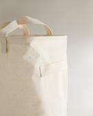 Linen Laundry Basket with Handles - Stylish & Practical