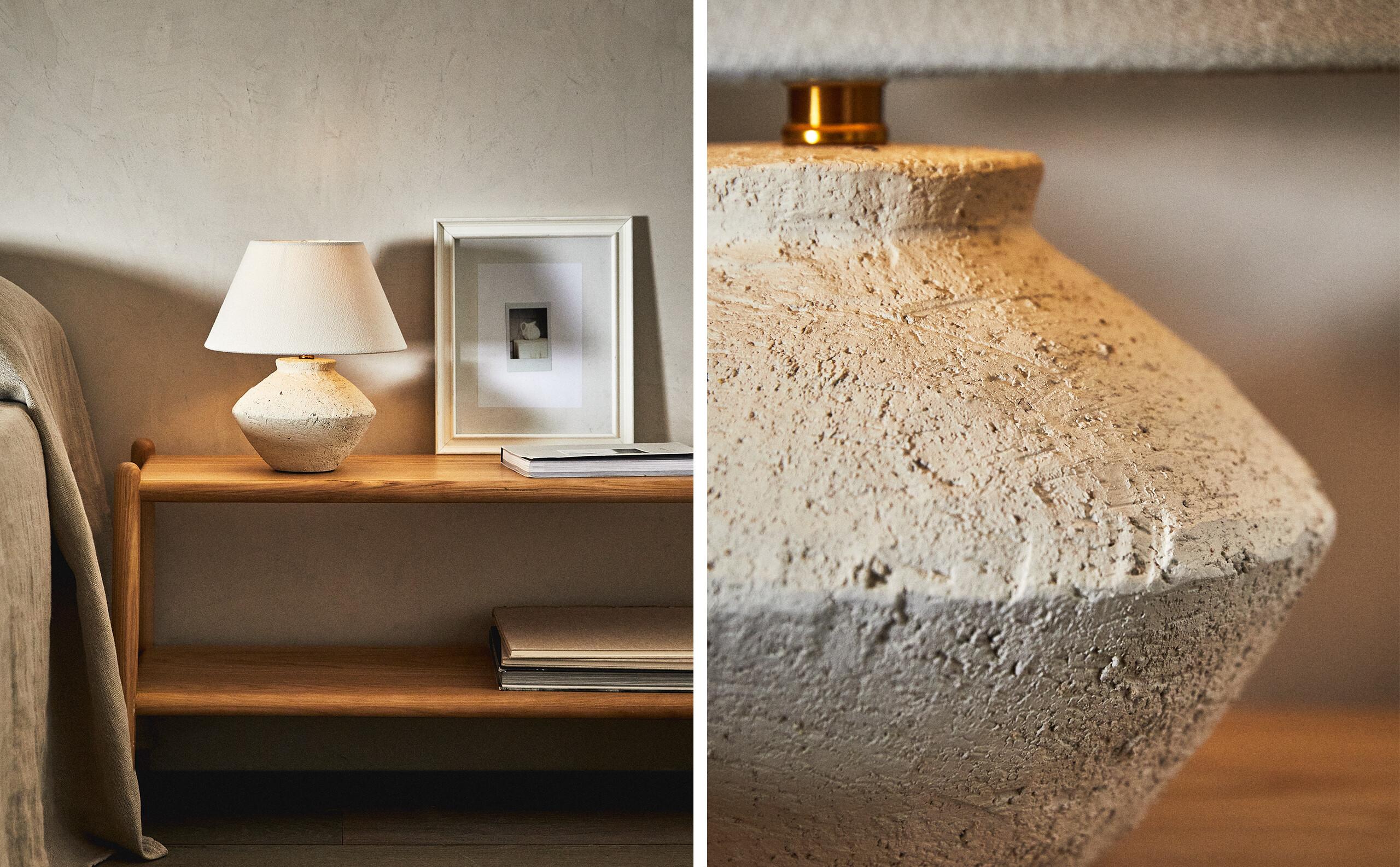 SMALL TABLE LAMP WITH EARTHENWARE BASE product thumbnail 12