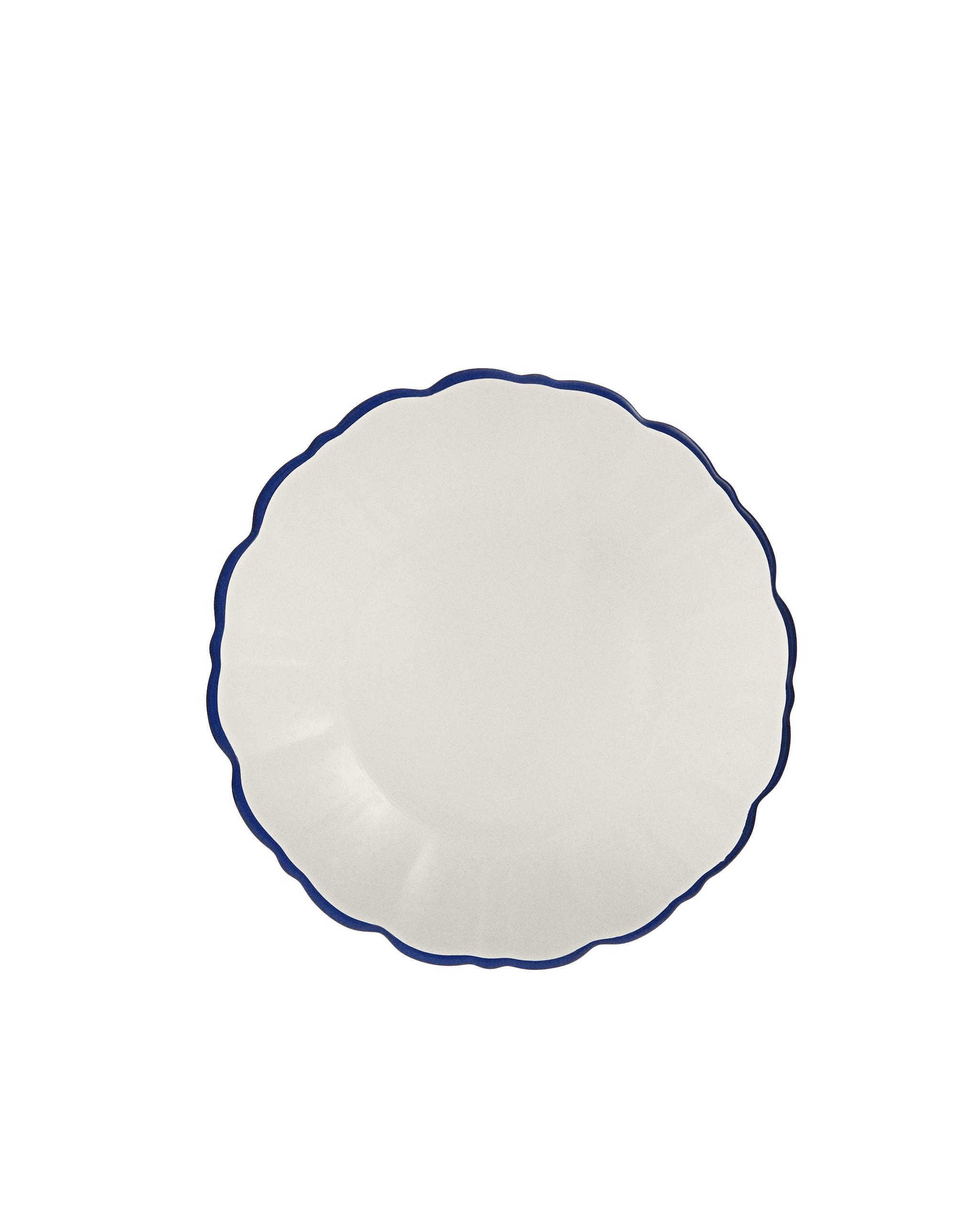GLASS DESSERT PLATE WITH RIM product thumbnail 8