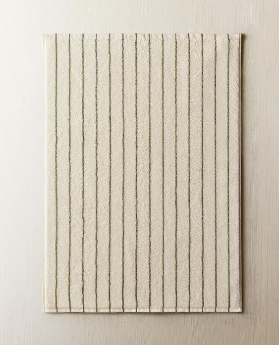 COLOURED STRIPE BATH MAT COLOURED STRIPE BATH MAT