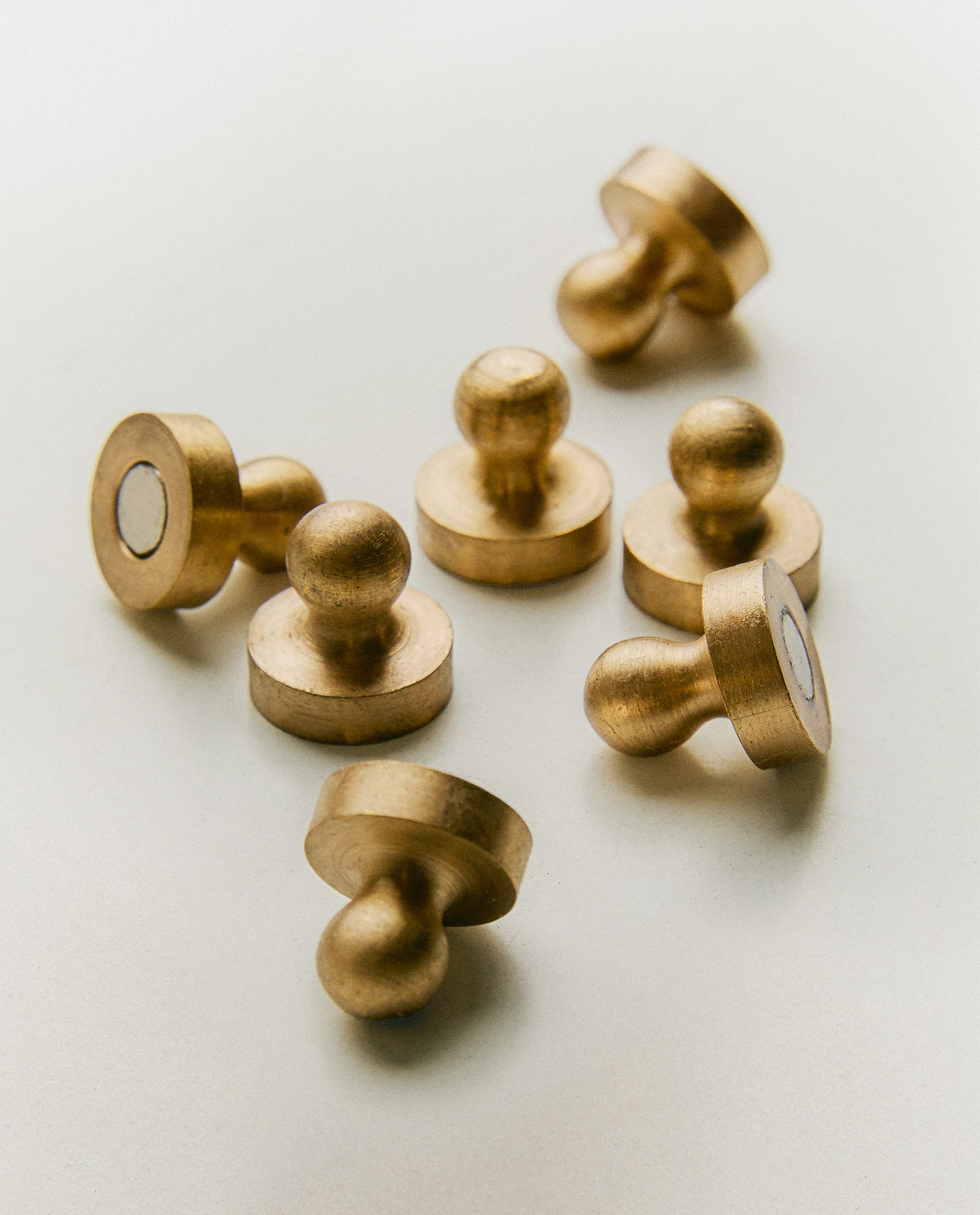 BRASS MAGNETS (PACK OF 12) BRASS MAGNETS (PACK OF 12)