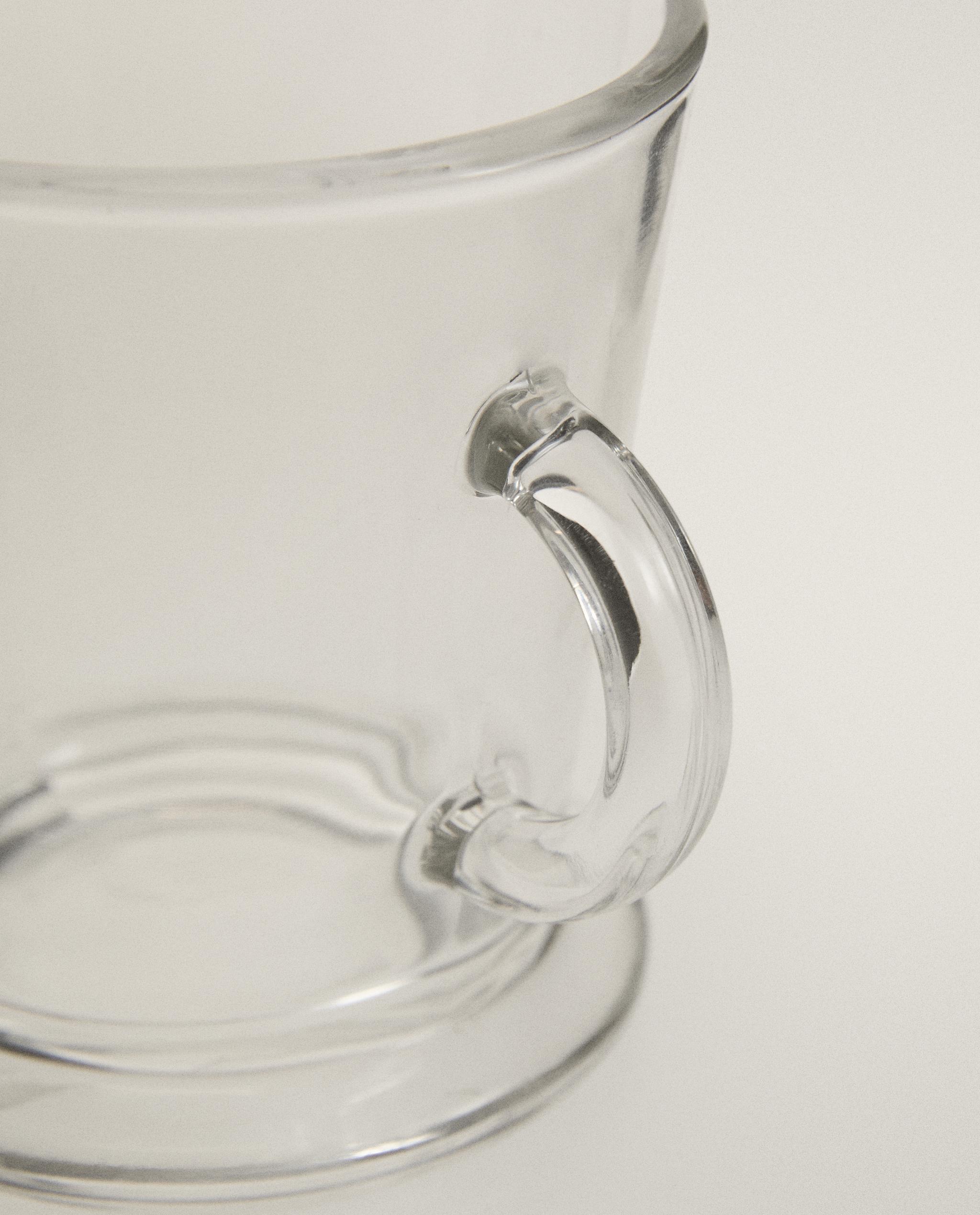 TRANSPARENT GLASS CAPPUCCINO CUP product thumbnail 8