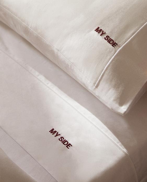 DRAP PLAT PERCALE DE COTON (300 FILS)