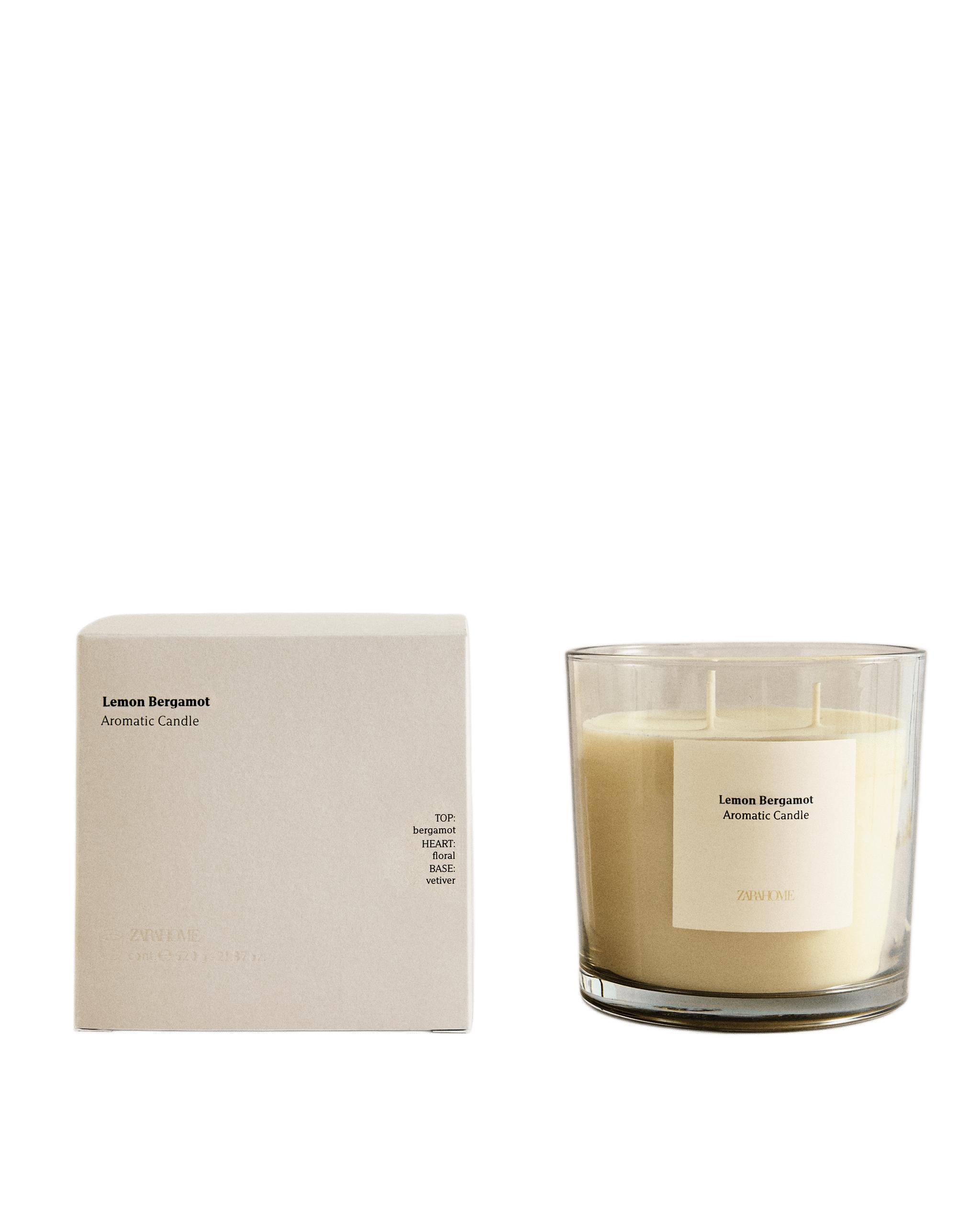 (620 G) LEMON BERGAMOT SCENTED CANDLE product thumbnail 7
