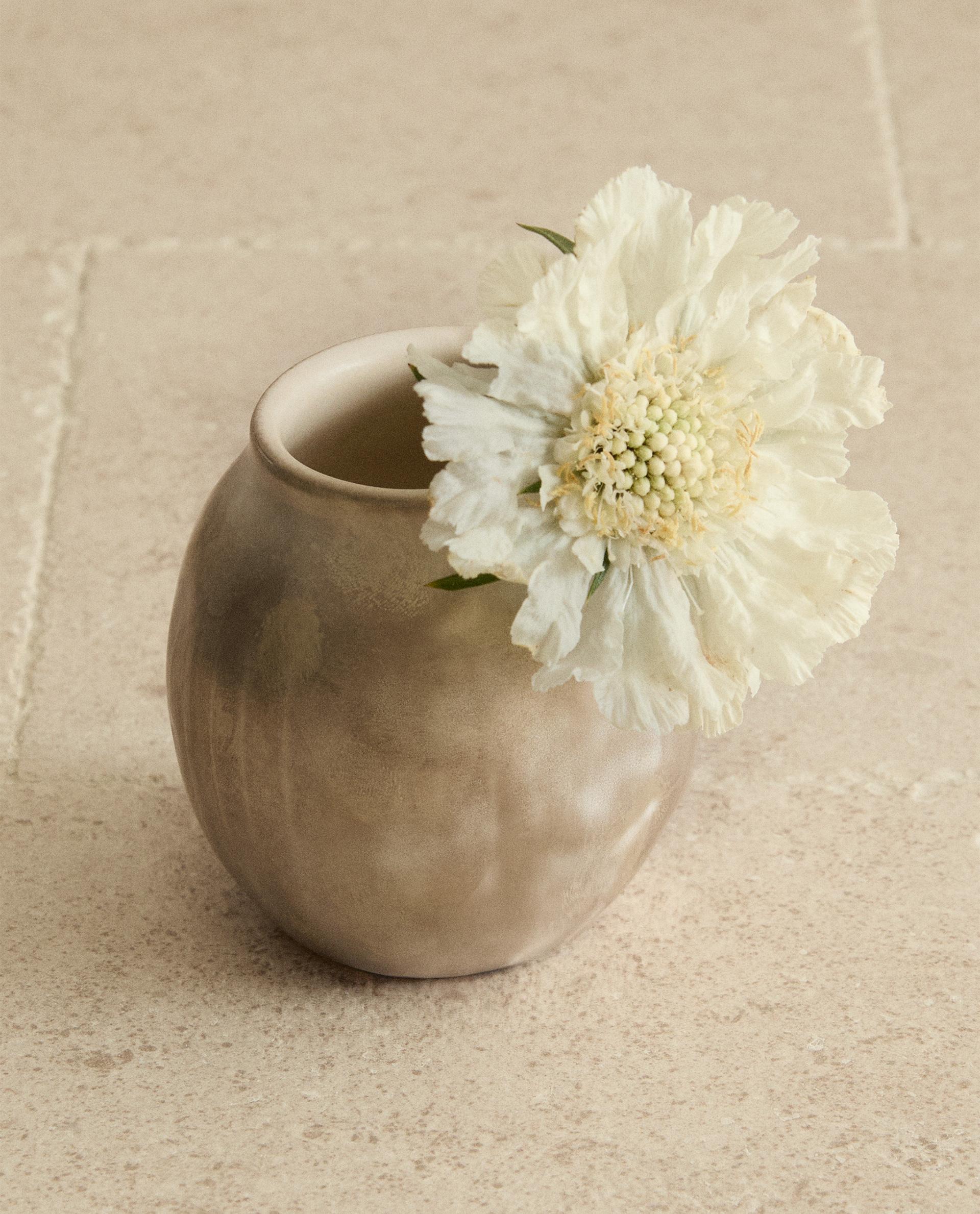 ザラホーム　花瓶 テクスチャー セラミック 花瓶 | Zara Home 日本/Japan