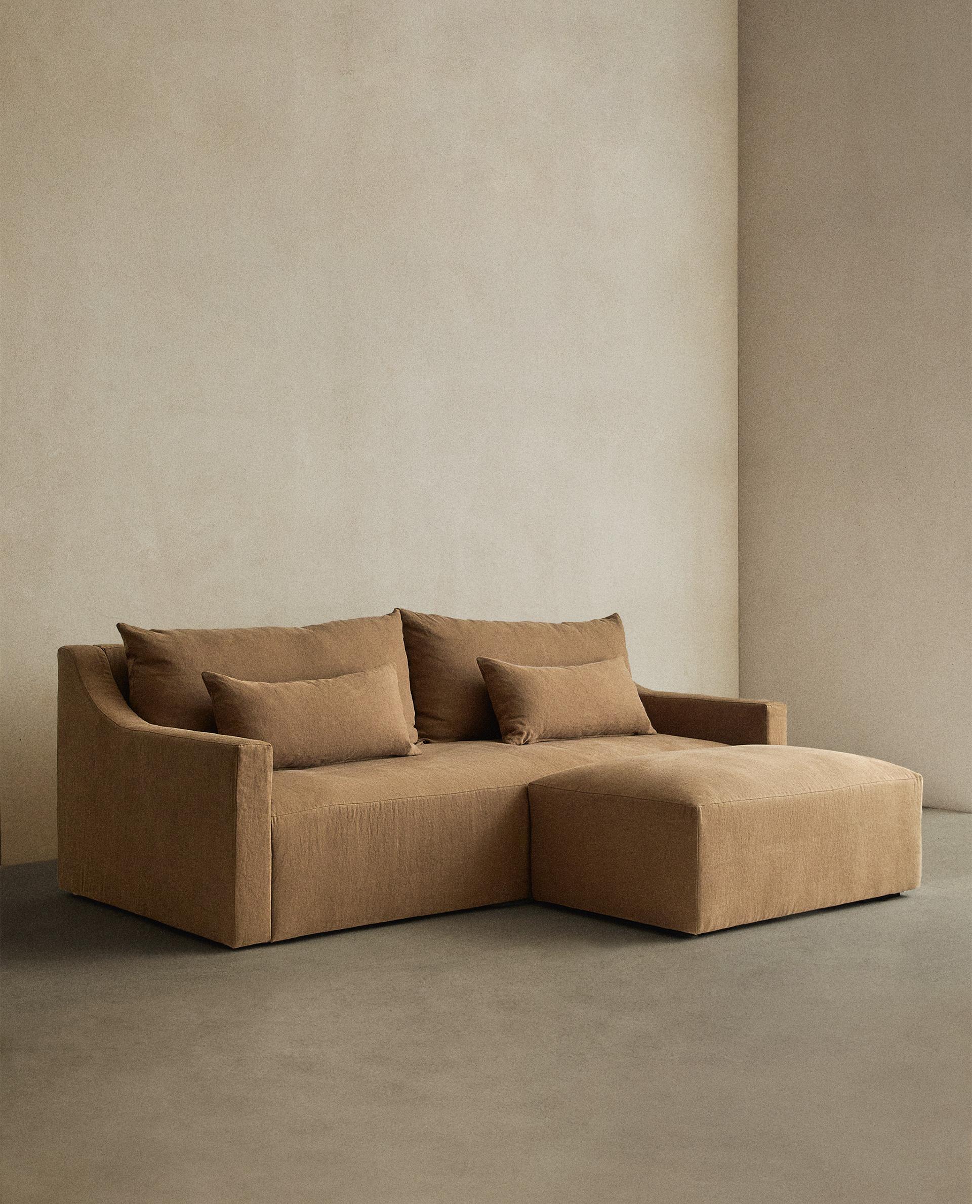 ZARA HOME リネン　アップホルスダード　ソファ　送料込み SOFA 01 リネンカバー | Zara Home 日本/Japan