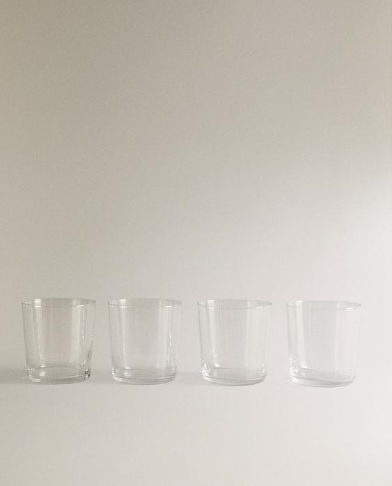 PACK HOHE GLÄSER AUS GLAS (4ER-PACK) PACK HOHE GLÄSER AUS GLAS (4ER-PACK)