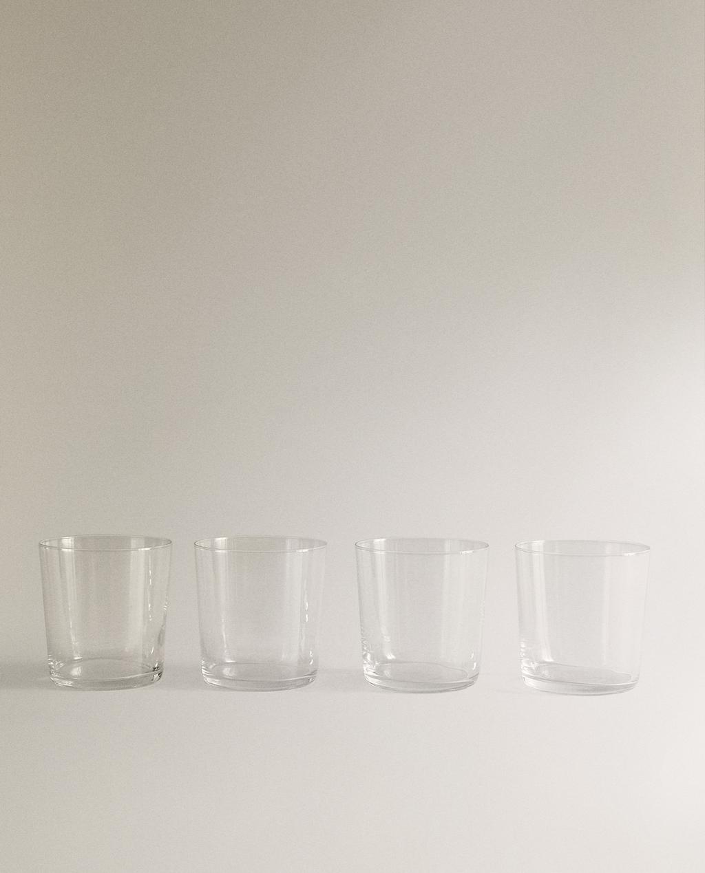 PACK OF TALL GLASS TUMBLERS (PACK OF 4) PACK OF TALL GLASS TUMBLERS (PACK OF 4)
