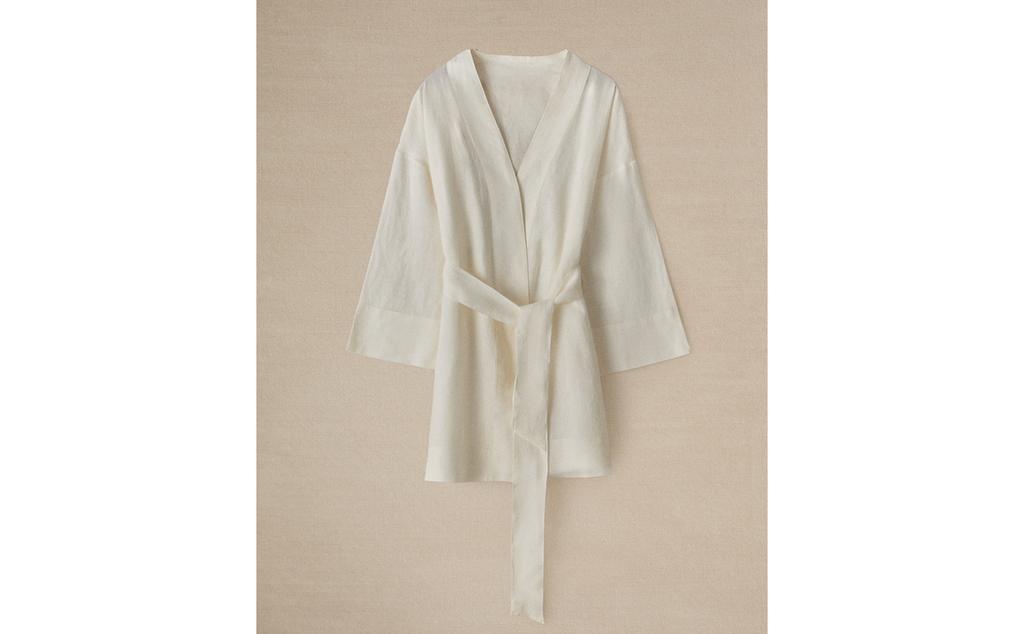 LINEN DRESSING GOWN LINEN DRESSING GOWN
