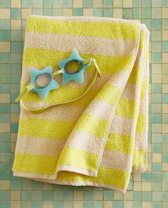 ASCIUGAMANO MARE BAMBINO COTONE RIGHE