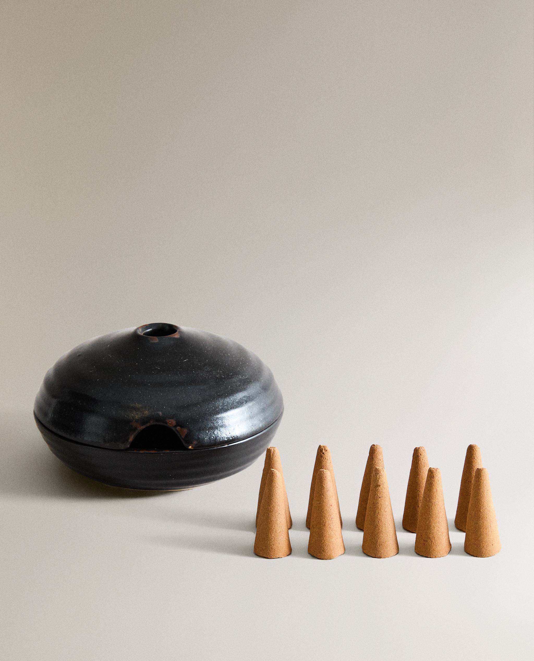 AMBER VANILLA INCENSE CONES AND PLATE PACK (PACK OF 10) product thumbnail 5