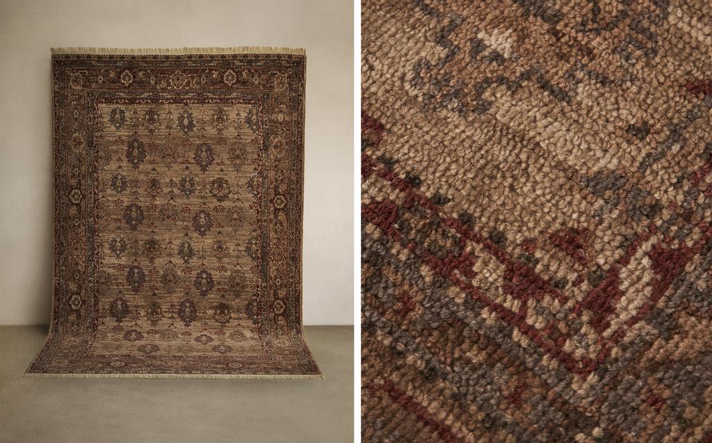 GEOMETRIC PRINT WOOL RUG GEOMETRIC PRINT WOOL RUG